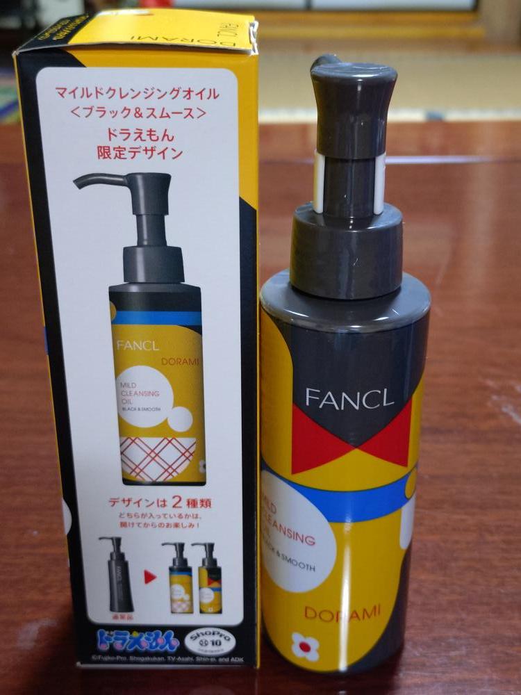 FANCL マイルドクレンジングオイル ドラえもん　120ml 5本セット マイルドクレンジングオイル<ブラック&スムース> ドラえもん限定